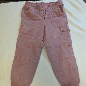American Eagle Outfitters Womens Pink Cargo Pants